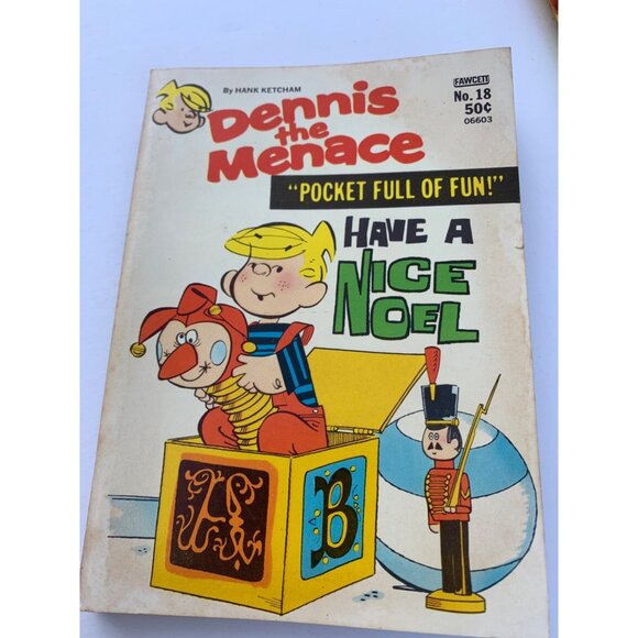 Dennis The Menace Pocket Full Of Fun No. 18 Comic Book 1969 Reprint Mass Market - Picture 11 of 11